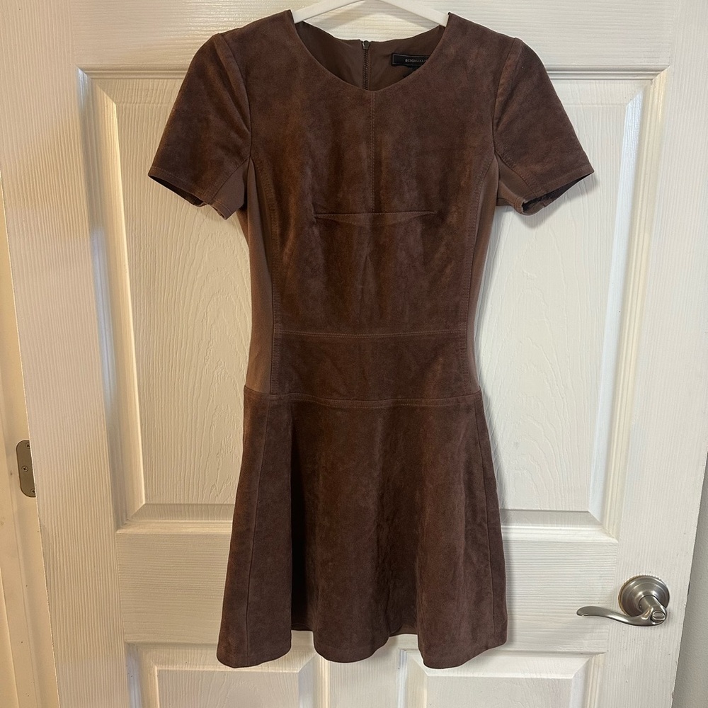 BCBGMaxAzria Rich Brown Mini Dress